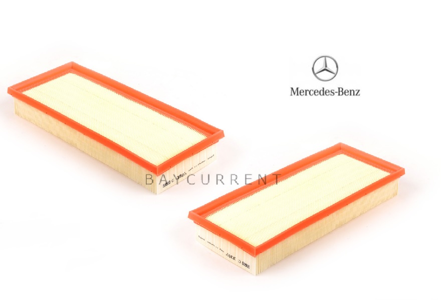 【正規純正OEM】 Mercedes-Benz エアーフィルター エアーエレメント 2個 SET CL S G ML GL CLS E SL クラス V8 2780940004 278-094-0004拍卖