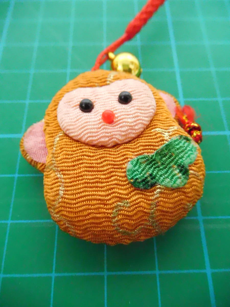 D32-32S 携帯ストラップ 十二支 布 申 猿 中古 (D3)拍卖