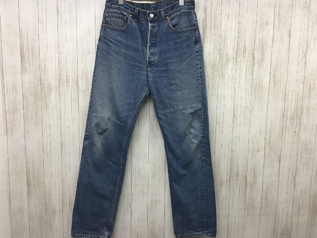 【USA製】90年代 リーバイス デニム 501モデル 34インチ ナイロンフットボタン拍卖