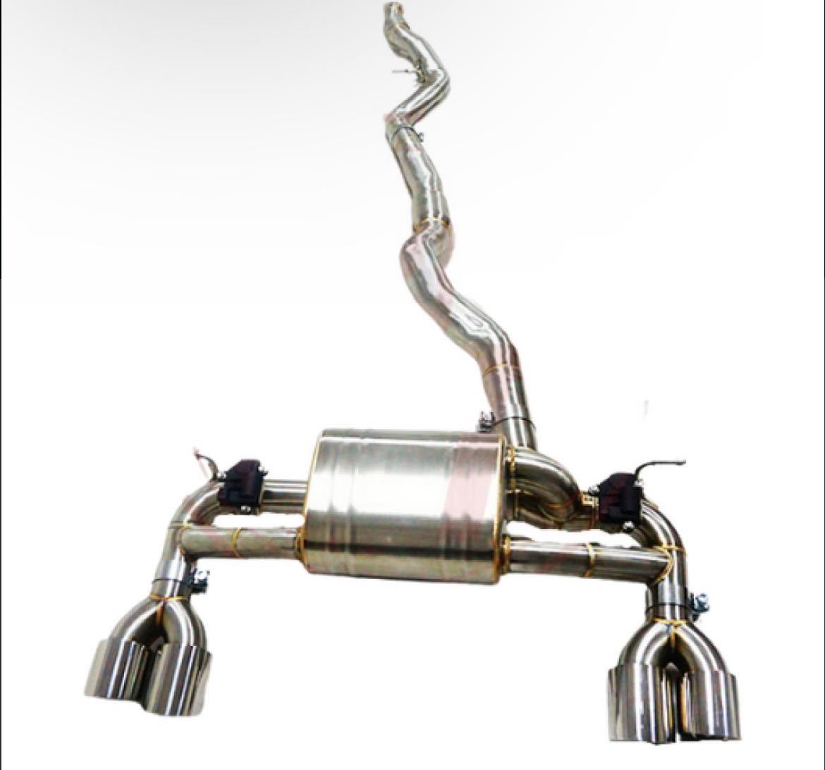 ★TPG★ BMW F87 M2 可変バルブ ハイパフォーマンス マフラー スポーツ パイプ 中間 リアピース カスタム パーツ バルブ ディフューザー拍卖