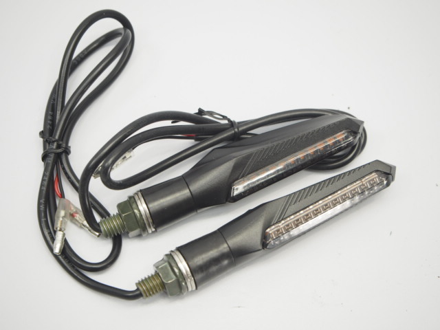 未使用シーケンシャルLEDウインカー左右 破損無しカスタムに流れる CB400SFイナズマGSX400インパルスXJR400RホーネットVTR250バリオス拍卖