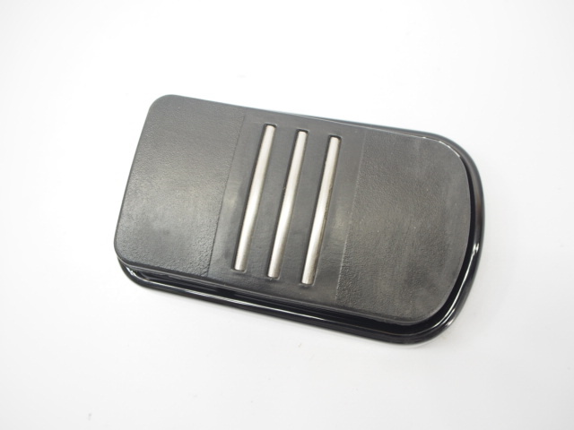 ドラッグスペシャリティーズ製 DRAG Specialties ブレーキペダル スイーパー黒ブラック ペダルカバー ハーレーFLSTF拍卖