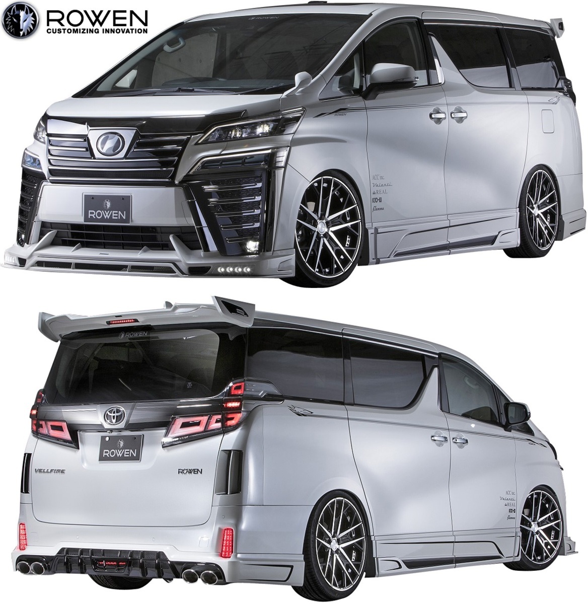 【M's】30系 ヴェルファイア Z-grade 後期 (2018.01-) ROWEN PREMIUM STYLE KIT Ⅱ エアロ 3点//フルエアロ ロェン ロウェン 1T030X02拍卖