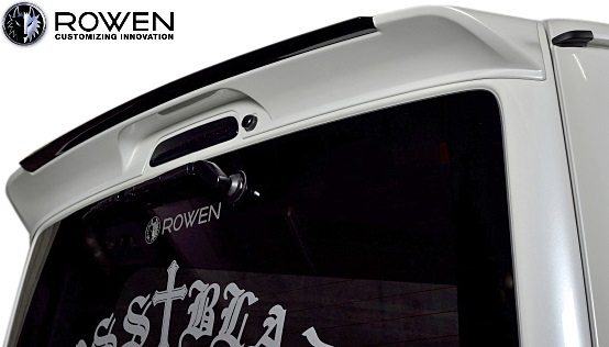 【M's】トヨタ ハイエース 200系 4-7型 (2013.12‐) ROWEN ルーフスポイラー/ABS ローウェン エアロ ウイング 200ハイエース 1T019R00拍卖
