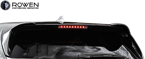 【M’s】前期 60ハリアー ( 2013.12-2017.6 ) ROWEN リヤ ルーフスポイラー // Wet Carbon カーボン ロェン ロウェン エアロ 1T017R10拍卖