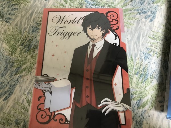143クリアファイル ワールドトリガー 太刀川慶 執事服 3ポケット拍卖