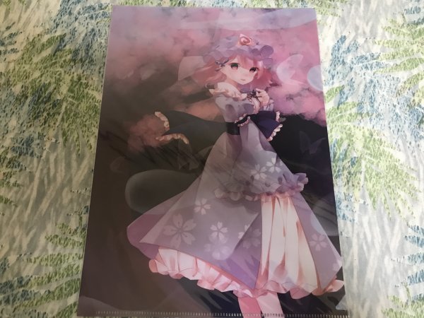 144クリアファイル 東方Project AbsoluteZero 幽々子 cacao拍卖