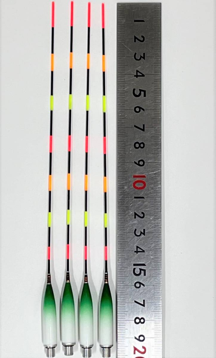 電気ウキ自作用 パーツ トップ 3色7点灯 光ファイバー トップ全長約15cm 径1.2㎜ 4本拍卖