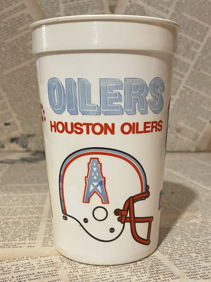 ☆1970年代/プラスチックカップ/アメフト/オイラーズ/タイタンズ/ICEE/即決ビンテージUSA/NFL/Plastic Cup(70s/Oilers) OC-038拍卖