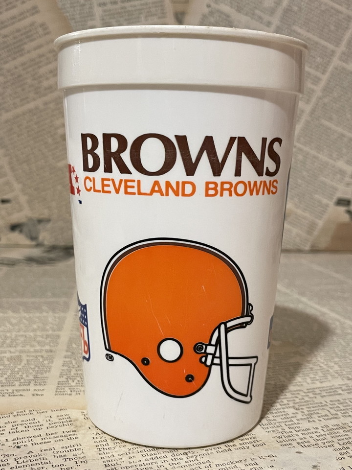 ☆1970年代/プラスチックカップ/アメフト/ブラウンズ/ICEE/即決ビンテージUSA/NFL/Plastic Cup(70s/Browns) OC-039拍卖