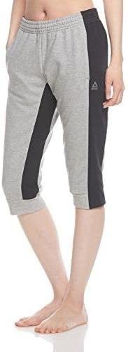 【KCM】Z-ree-117-M★展示品★【Reebok/リーボック】レディース ヨガウェア キレイフィットカプリパンツ ETX60-CX3732 グレー サイズ M拍卖