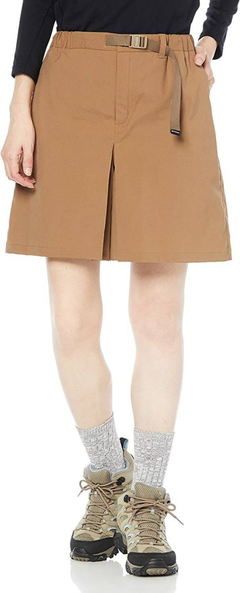 【KCM】Z-col-187-M★展示品★【Columbia/コロンビア】ウィメンズ スプリングクリーク キュロット ハーフパンツ PL4100 キャメル サイズM拍卖