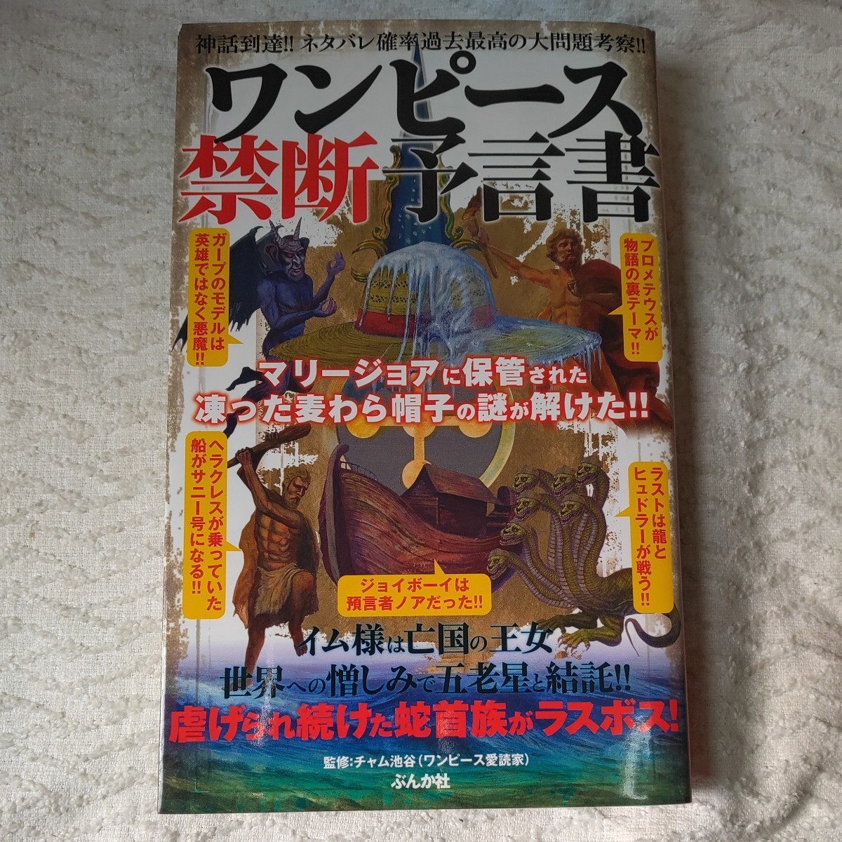 ワンピース禁断予言書 単行本 ワンピース愛読家 チャム池谷 9784821144907拍卖