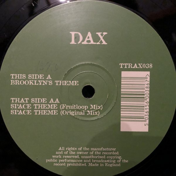 Dax / Brooklyn's Theme , Space Theme拍卖