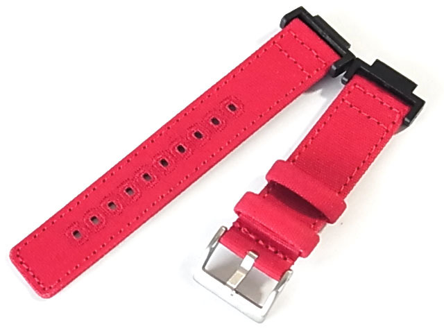 帆布 G-SHOCK取付用ベルト 赤 (Gショック取付用) 18GX11023拍卖