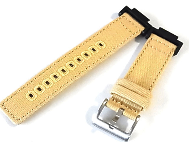 帆布 G-SHOCK取付用ベルト カーキベージュ (Gショック取付用) 18GX11023拍卖