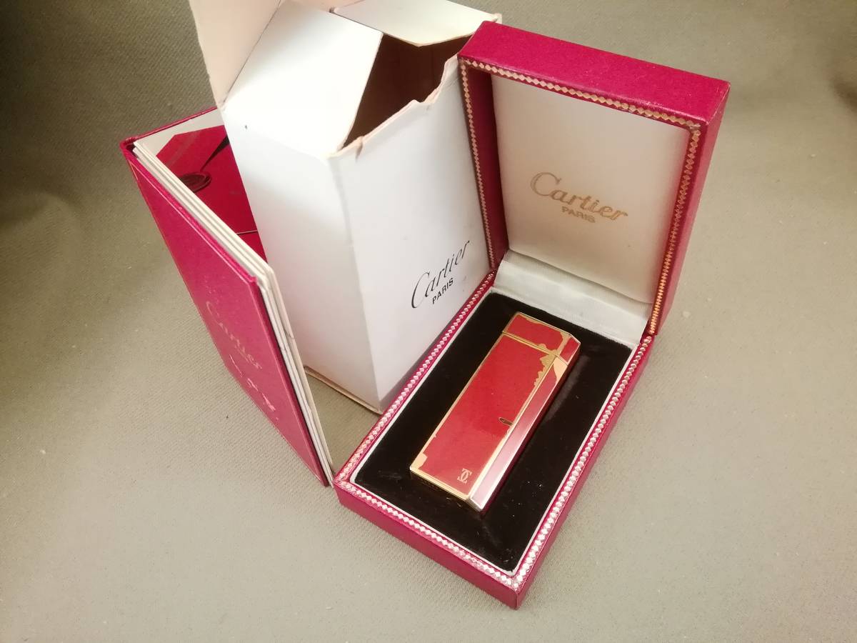 カルティエ五角・赤茶(箱入り)・完動品拍卖