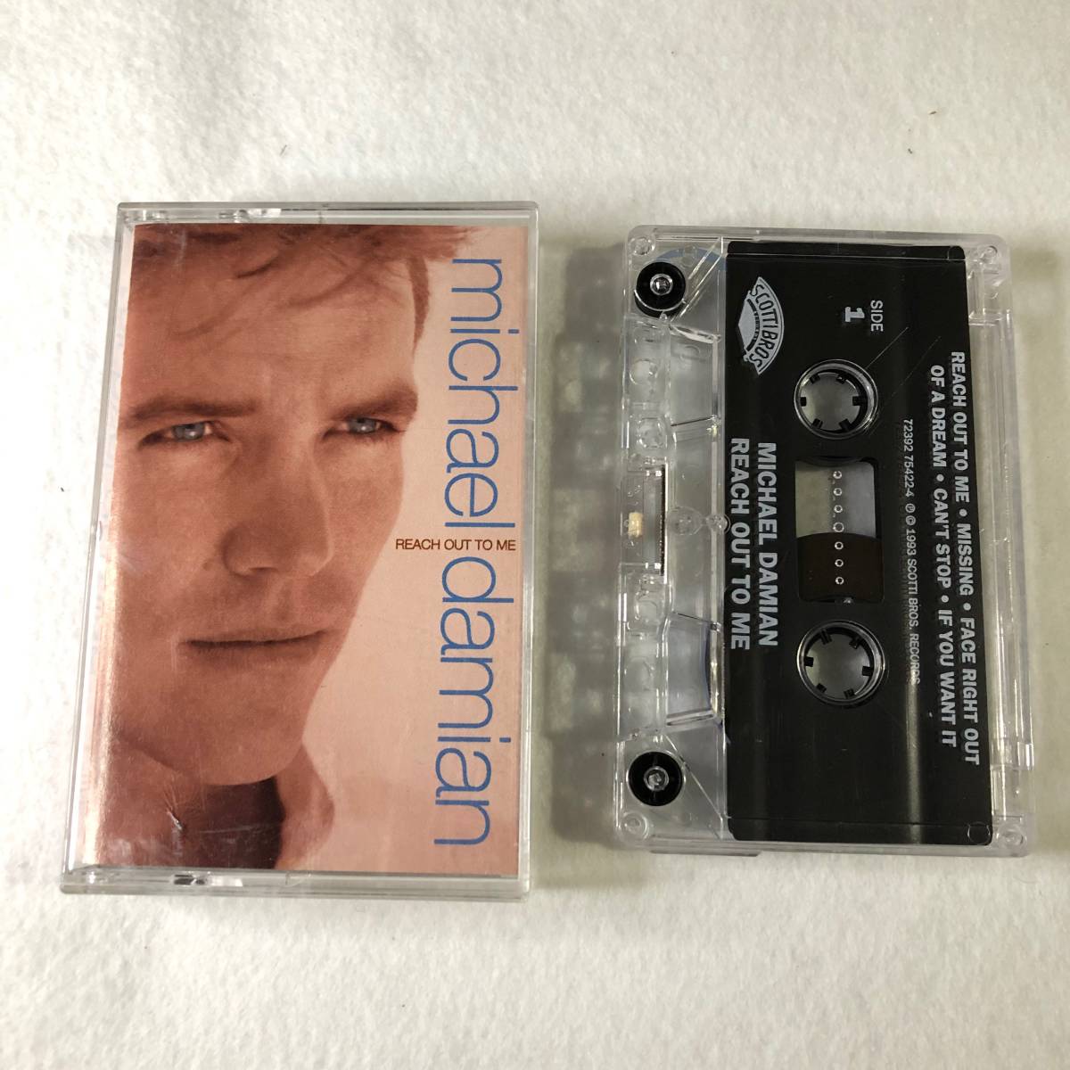 中古カセット Michael Damian Reach Out To Me マイケル・ダミアン リーチ・アウト・トゥ・ミー Scotti Bros. 72392 75422-4 US盤 拍卖