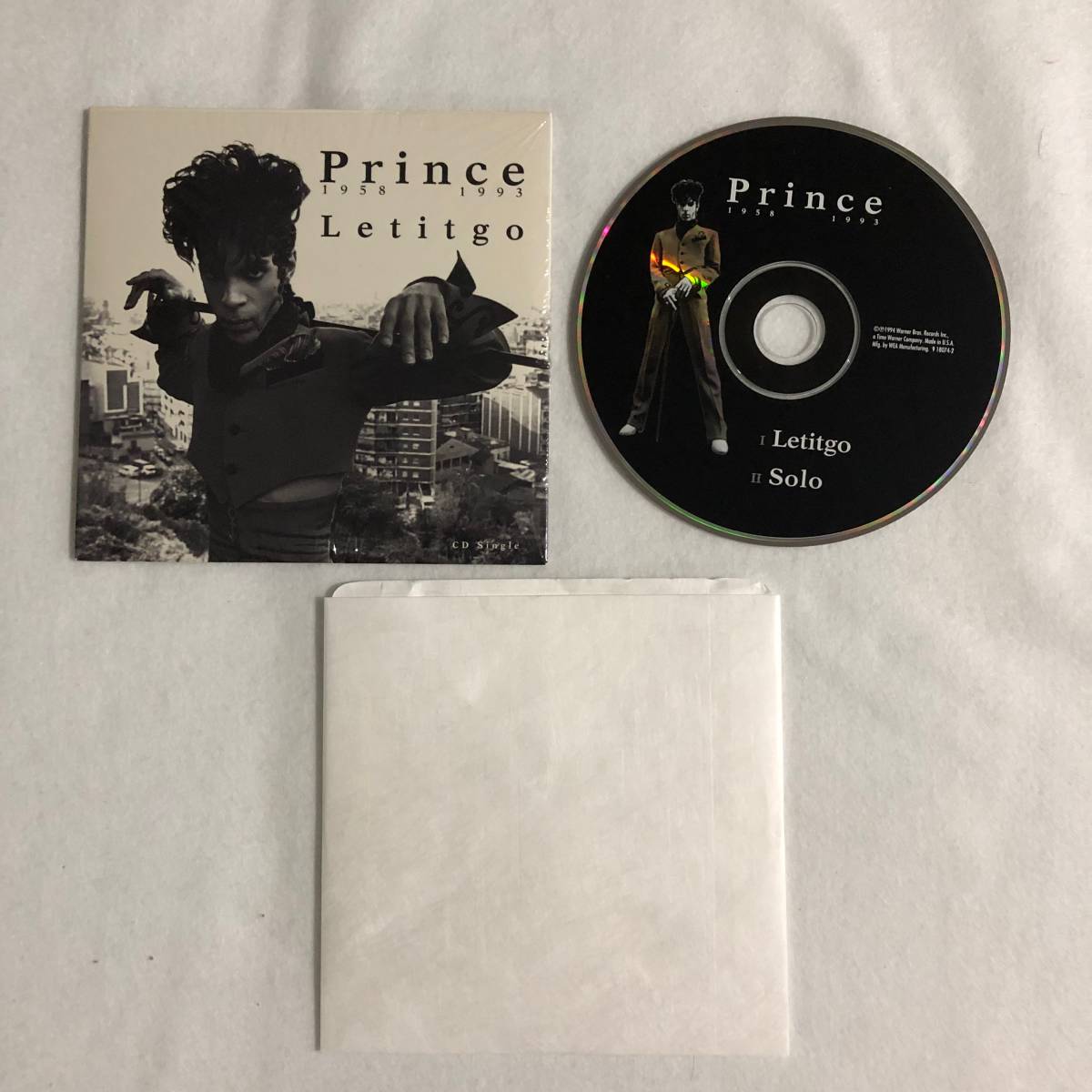 中古シングルCD プリンス Prince - Letitgo レットイットゴー Warner Bros. Records 9 18074-2 US盤拍卖