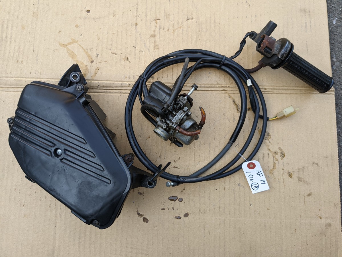 HONDA ホンダ AF17 パル PAL キャブレター キャブ アクセル ワイヤー フロート キャブレーター 部品取り エアクリーナー エアクリ拍卖