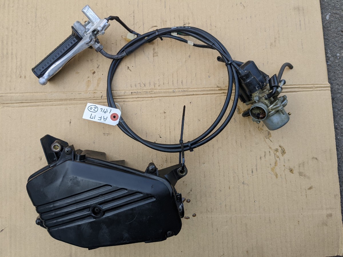 HONDA ホンダ AF17 パル PAL キャブレター キャブ アクセル ワイヤー フロート キャブレーター 部品取り エアクリーナー エアクリ ベース拍卖