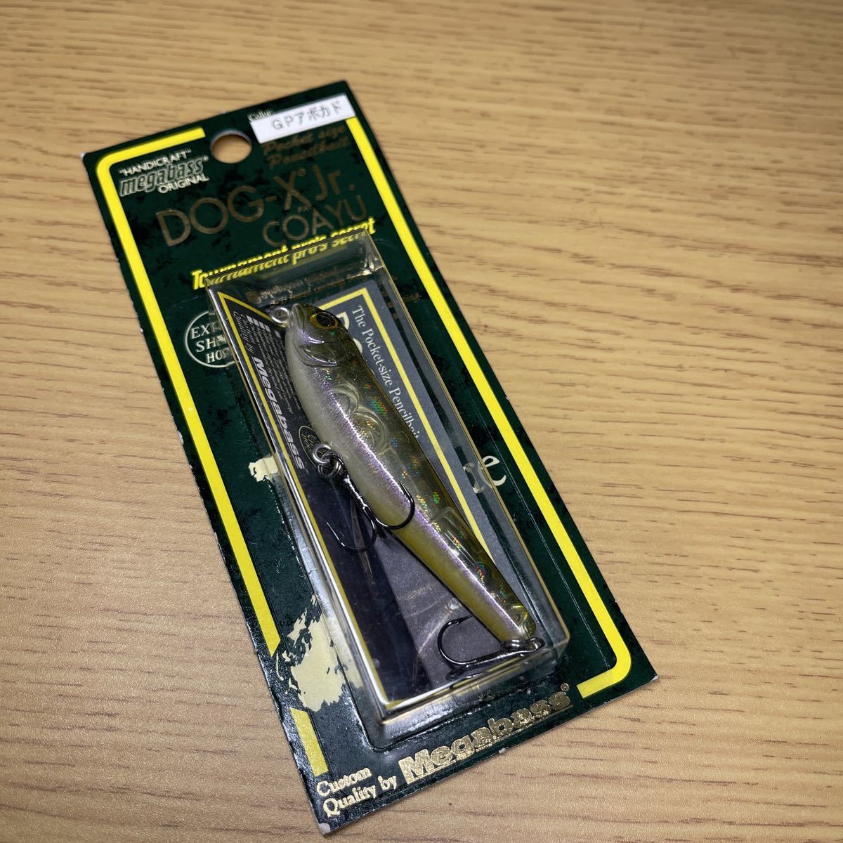 【新品未使用】メガバス ドッグXJrコアユ 1999年 GPアボカド(ID05410)拍卖