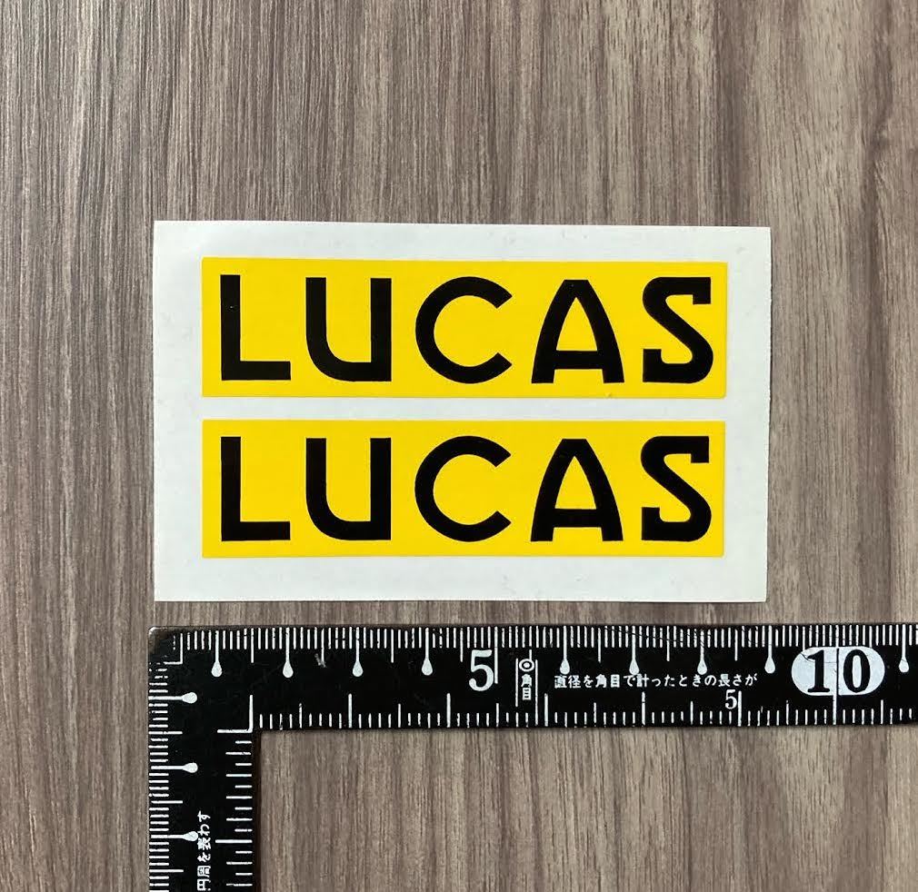 ★送料無料★LUCAS STICKER ルーカス ステッカー デカール イエロー セット拍卖