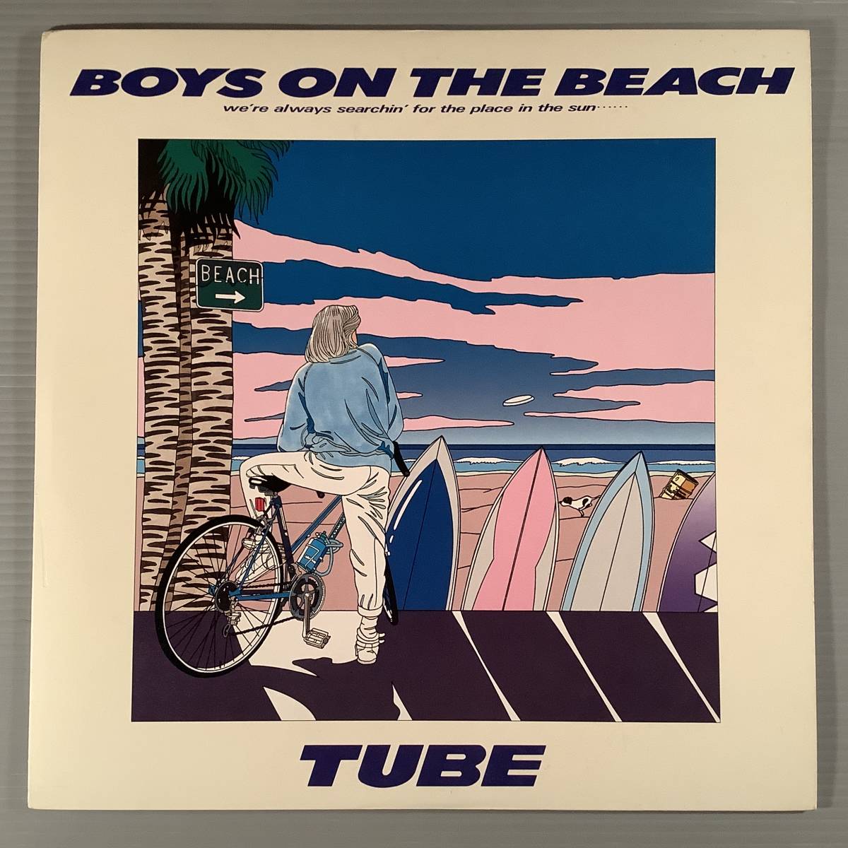 LP(プロモ)●TUBE/BOYS ON THE BEACH●良好品!拍卖
