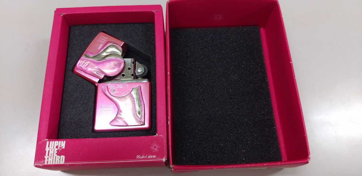 Zippo ルパン三世 峰不二子 バストアップ 限定版 ピンク SPECIAL EDITION FUJIKO ver. トリックジッポー シリアルナンバー 希少品拍卖
