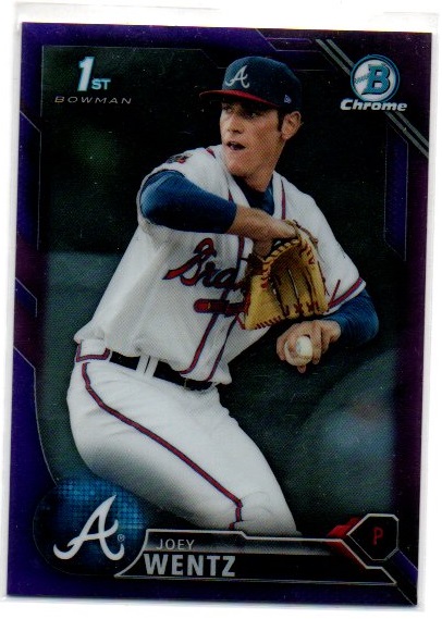 【JOEY WENTZ】2016 Bowman Chrome Draft Purple Refractors #BDC35 171/250拍卖