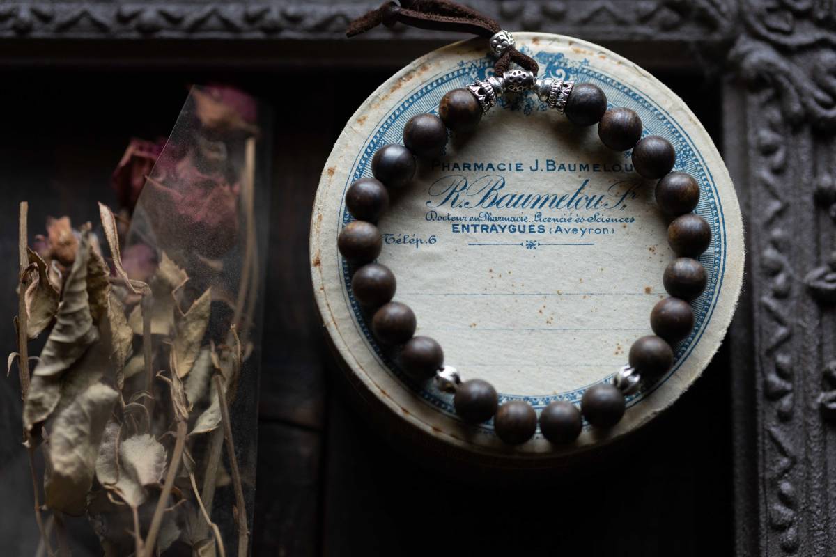 *unisex Bronzite&karennsilverブレスレット拍卖