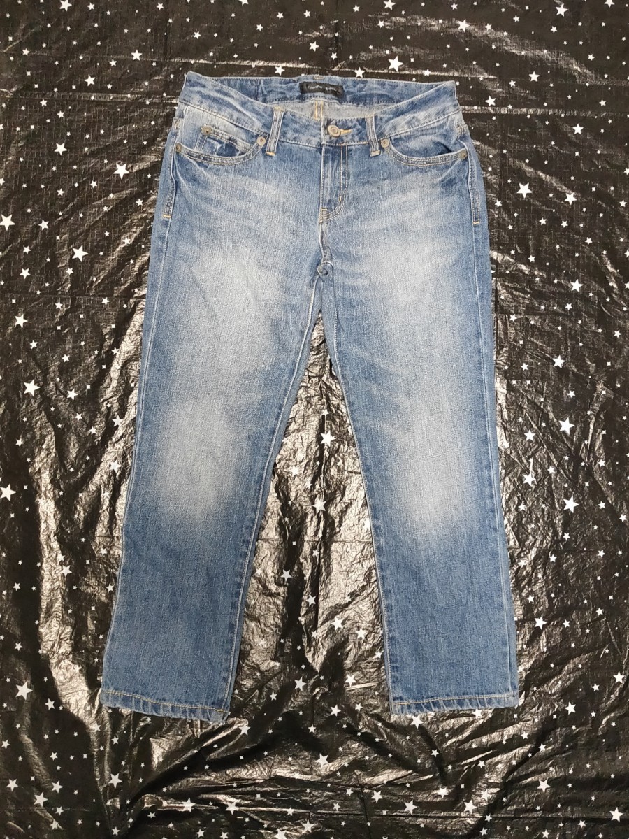 ハニーズ デニム L ライトインディゴ 綿100% 股下約60拍卖