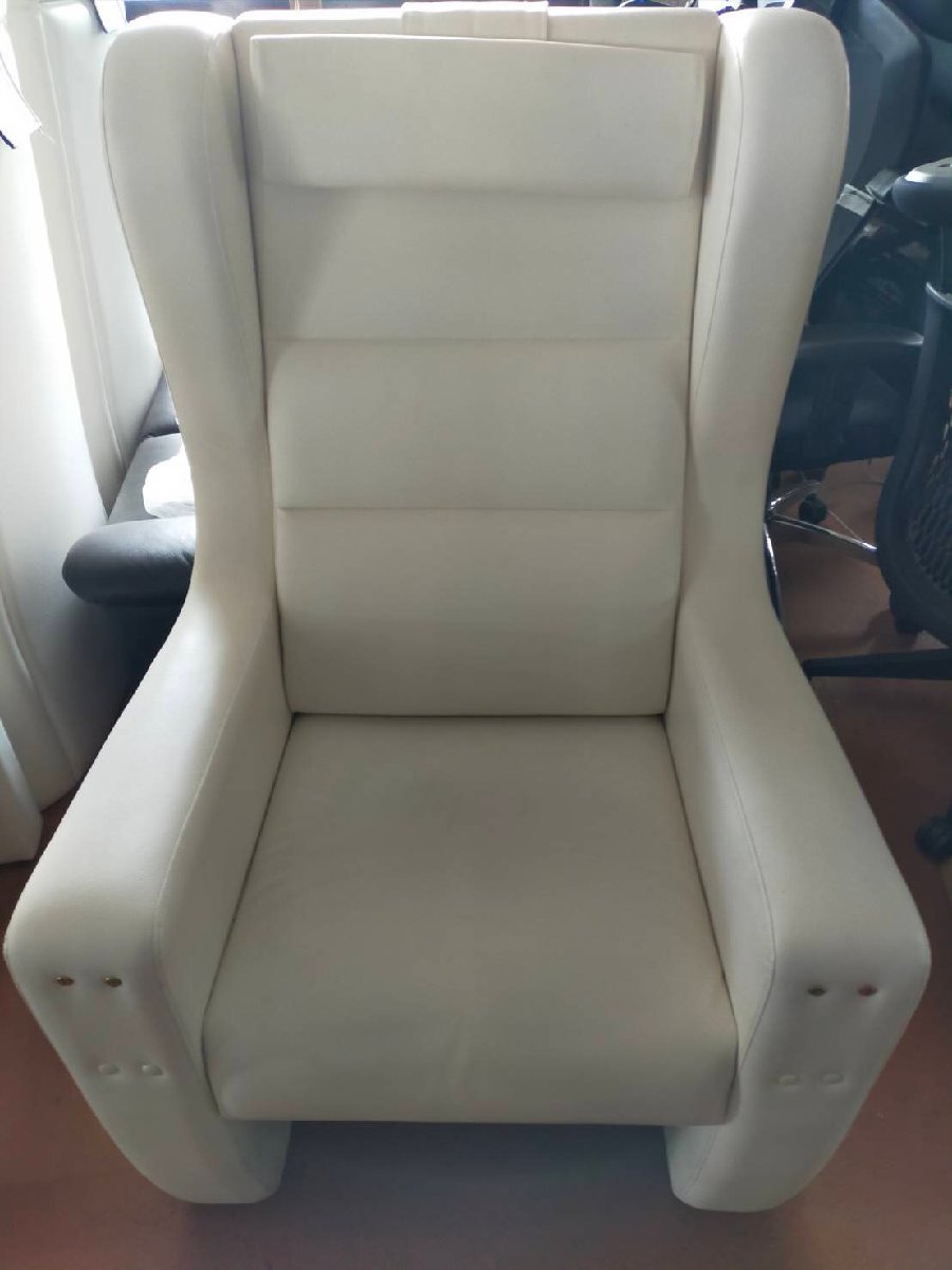 ■タカラベルモント 高級チェア ソファー ホワイト サロン椅子 ネイルサロン美容理容サロン向け 【C0210Z10BH】拍卖