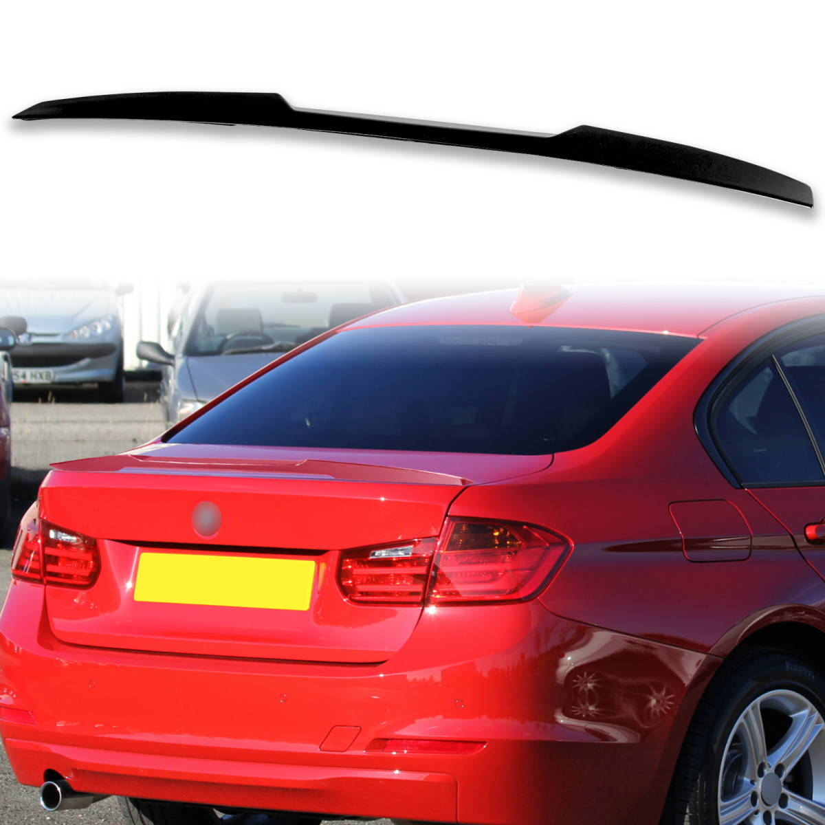 純正色塗装済 ABS製 トランクスポイラー BMW用 3シリーズ F30用 M4タイプ ポン付け カラーコード:668 QTS-51272拍卖