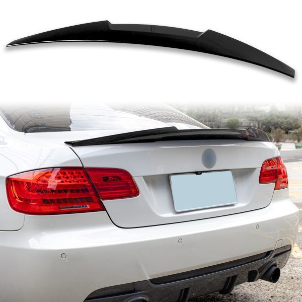 純正色塗装済 ABS製 トランクスポイラー BMW用 3シリーズ E92用 M4タイプ ポン付け カラーコード:475 QTS-51270拍卖