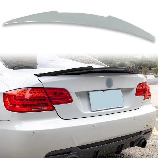 純正色塗装済 ABS製 トランクスポイラー BMW用 3シリーズ E92用 M4タイプ ポン付け カラーコード:354 QTS-51270拍卖