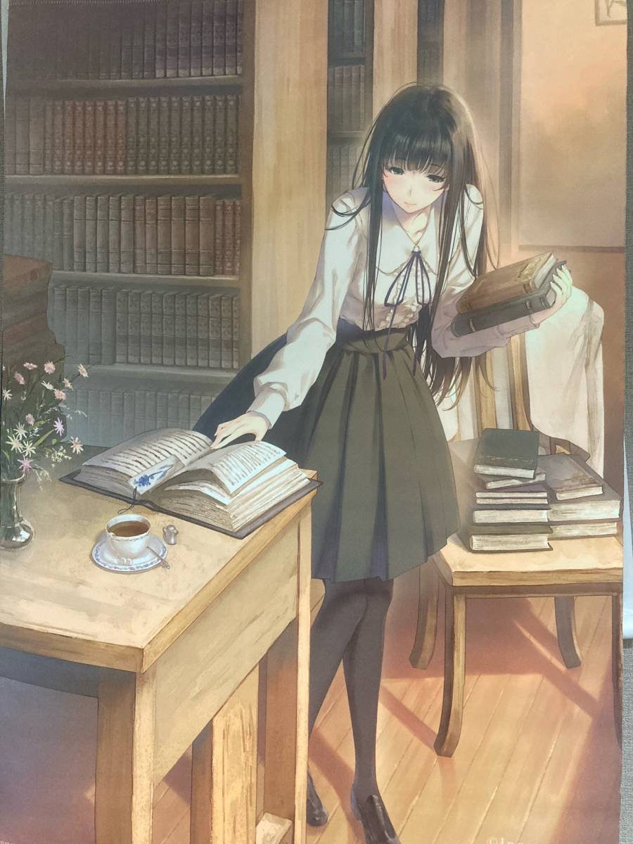 FLOWERS 図書室の妖精 タペストリー 白羽蘇芳 character1 2017 杉菜水姫 送料無料拍卖