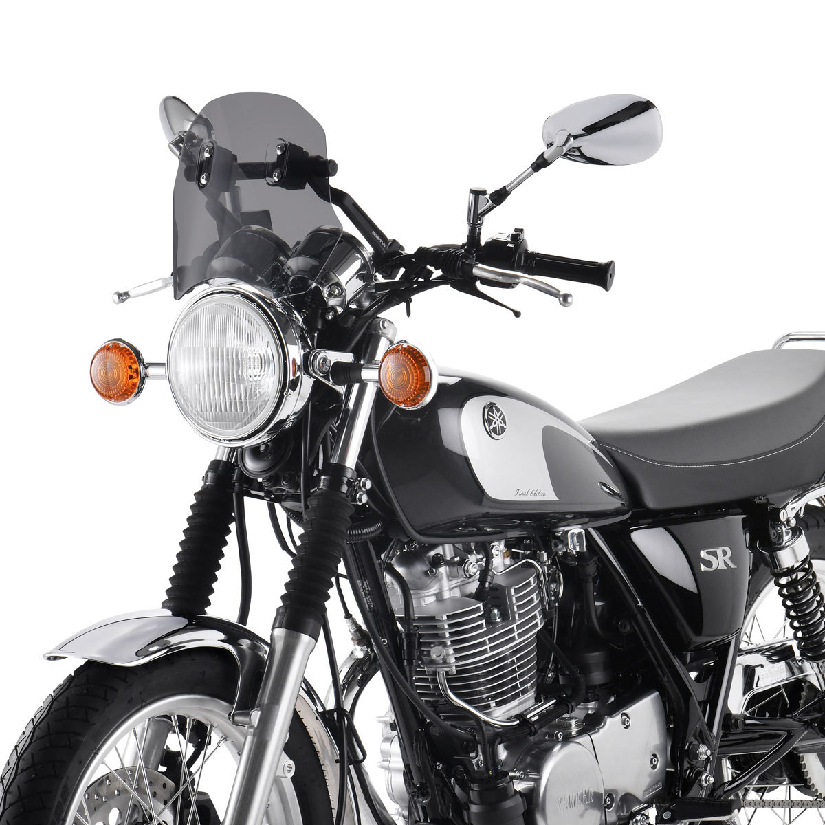 汎用 ショートスクリーンタイプ ウィンドシールド あらゆるハンドルバーにボルトオン装着可能拍卖