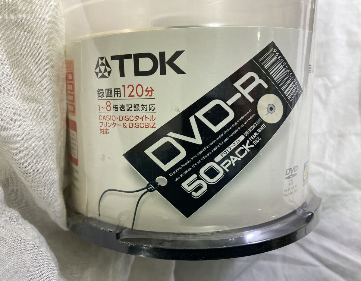 ★録画用DVD-R 50枚 デジタル放送(CPRM)非対応 TDK CASIO・DISCタイトルプリンター対応拍卖