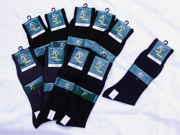 フランコ バレンチノ/定価864円x20足 ビジネスソックス 同梱ok拍卖