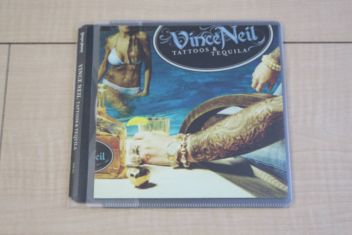 VINCE NEIL TATTOOS & TEQUILA CD MOTLEY CRUE 元ケース無し メディアパス収納拍卖