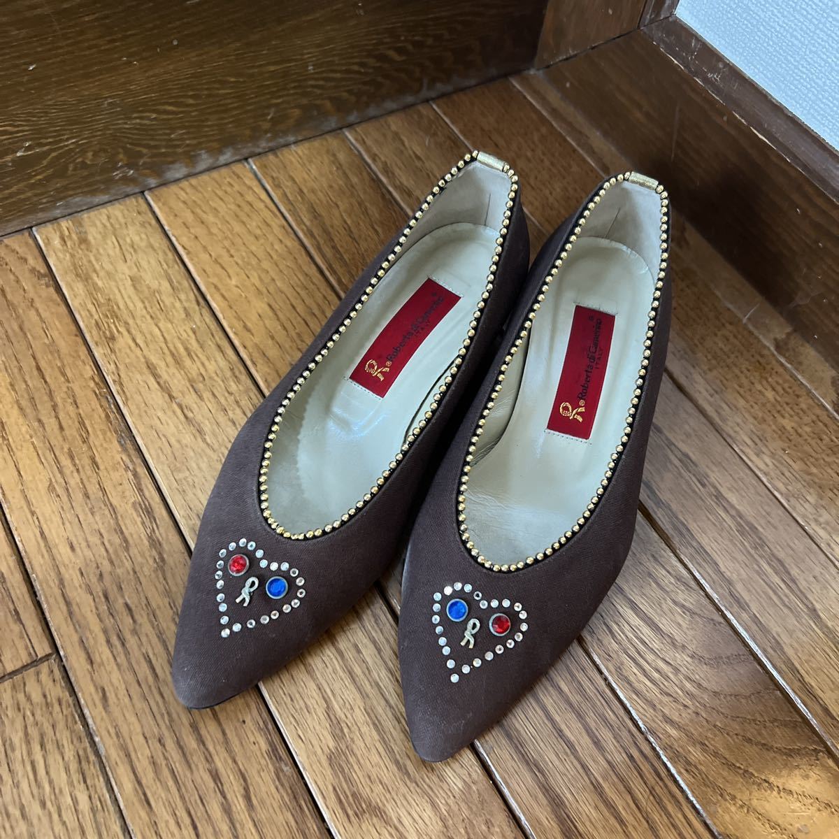 roberta di camerino パンプス ハート拍卖