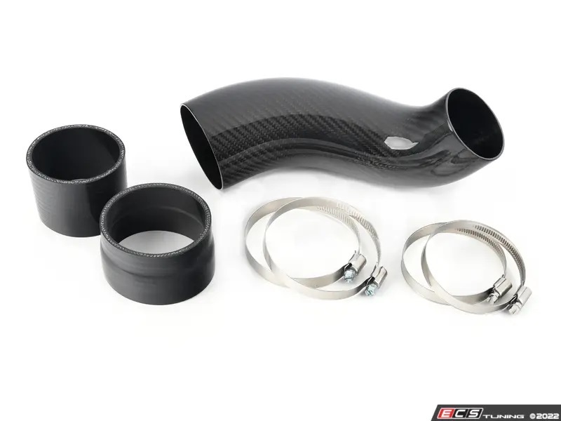 SALE!! ◆◆ VW Golf8 GTI カーボンファイバー ターボインレットパイプ Carbon Fiber Turbo Inlet Pipe ECS Tuning製 ◆◆拍卖