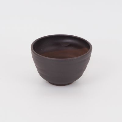 盆栽鉢 萬古焼 万古焼 黒 3号 1503-CS 幅9.5cm×高さ6cm 陶器鉢 なめなか モダン ミニ盆栽 ミニミニ 盆栽 和モダン 和鉢 盆栽妙拍卖