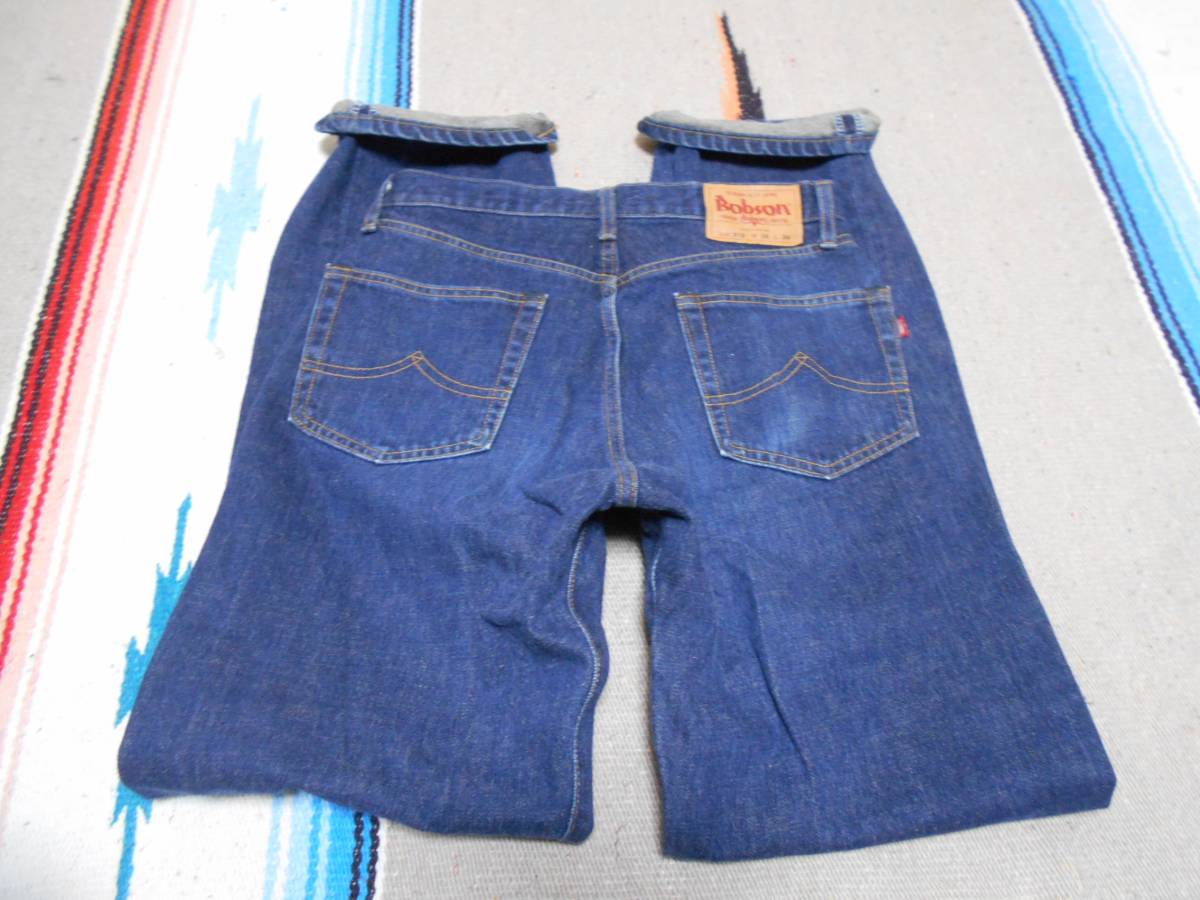 BOBSON 512 MADE IN JAPAN ボブソン 濃紺インディゴ 藍染めビンテージ ジーンズ ボブディラン サイケデリック ヒッピー ボブマーリーLSD拍卖