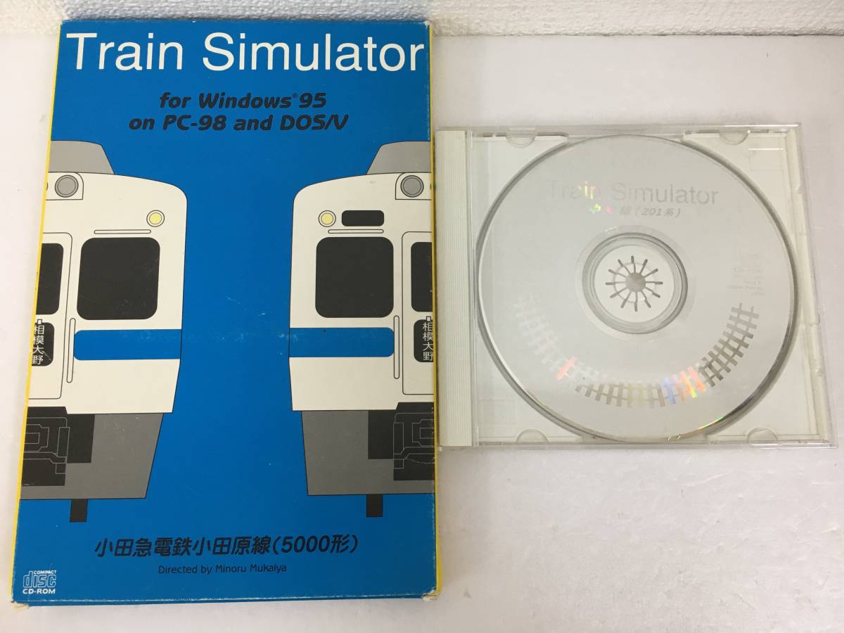 ●○D041 Windows 95 Train Simulator 小田急電鉄小田原線 5000形 中央線 201系 2本セット○●拍卖