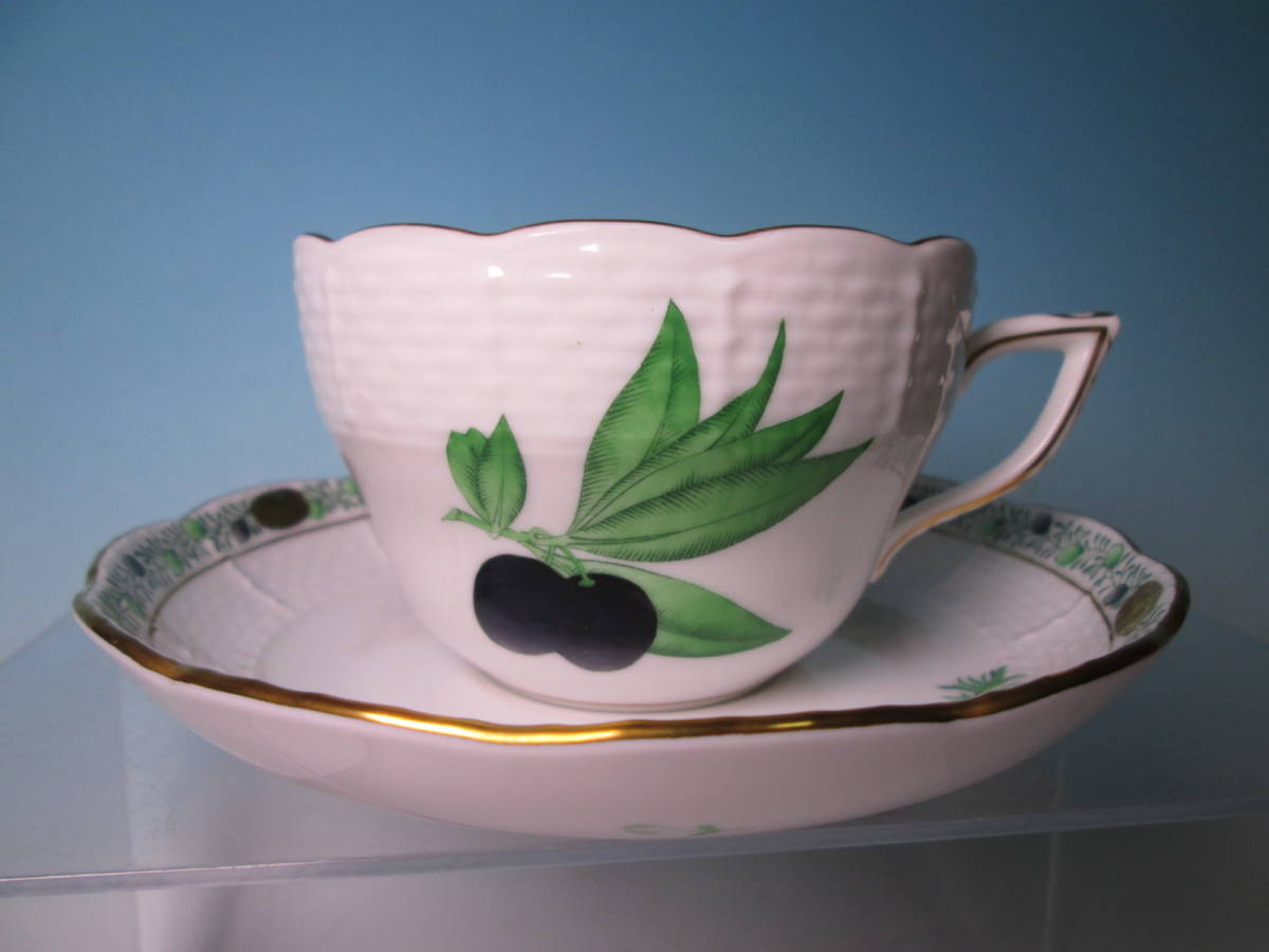 ☆ヘレンド HEREND アピシウスのハーブ カップ&ソーサー拍卖