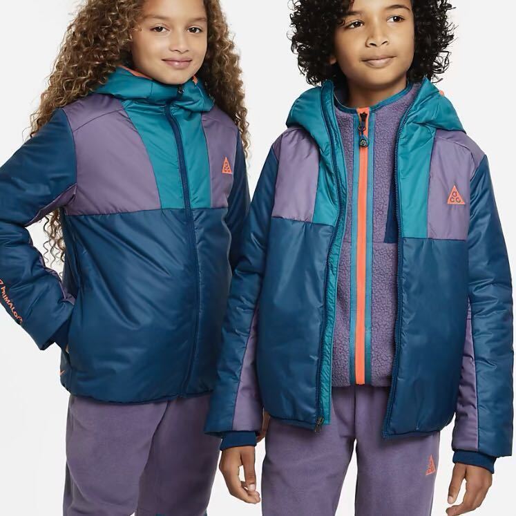 NIKE ACG ナイキ プリマロフト ジャケット パンツ セットアップ キッズ ジュニア 子供 アウトドア Lサイズ 160cm 防寒 新品未使用 送料無料拍卖