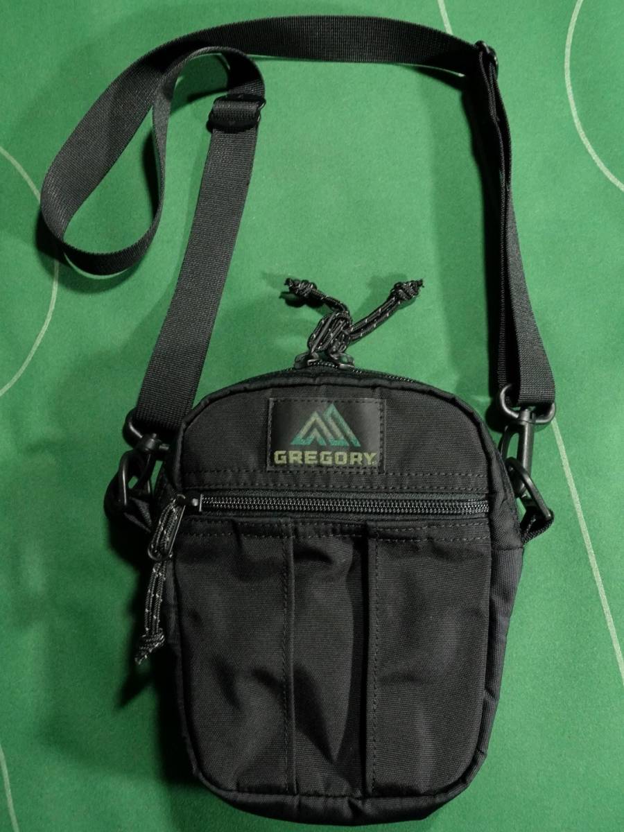 ▲グレゴリー green label relaxing 別注 コラボ 緑ロゴ クイックポケット M ブラック 美品!!!▲拍卖