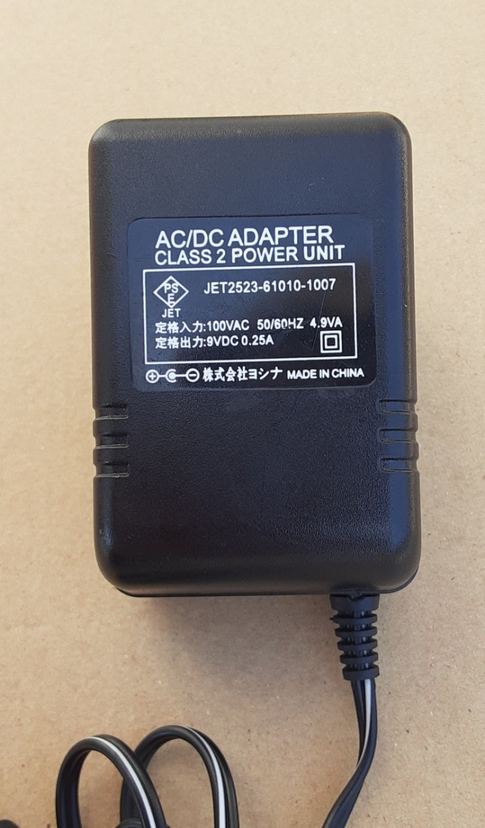 ヨシナ AC/DC ADAPTER CLASS 2 POWER UNIT ACアダプター ACアダプタ拍卖